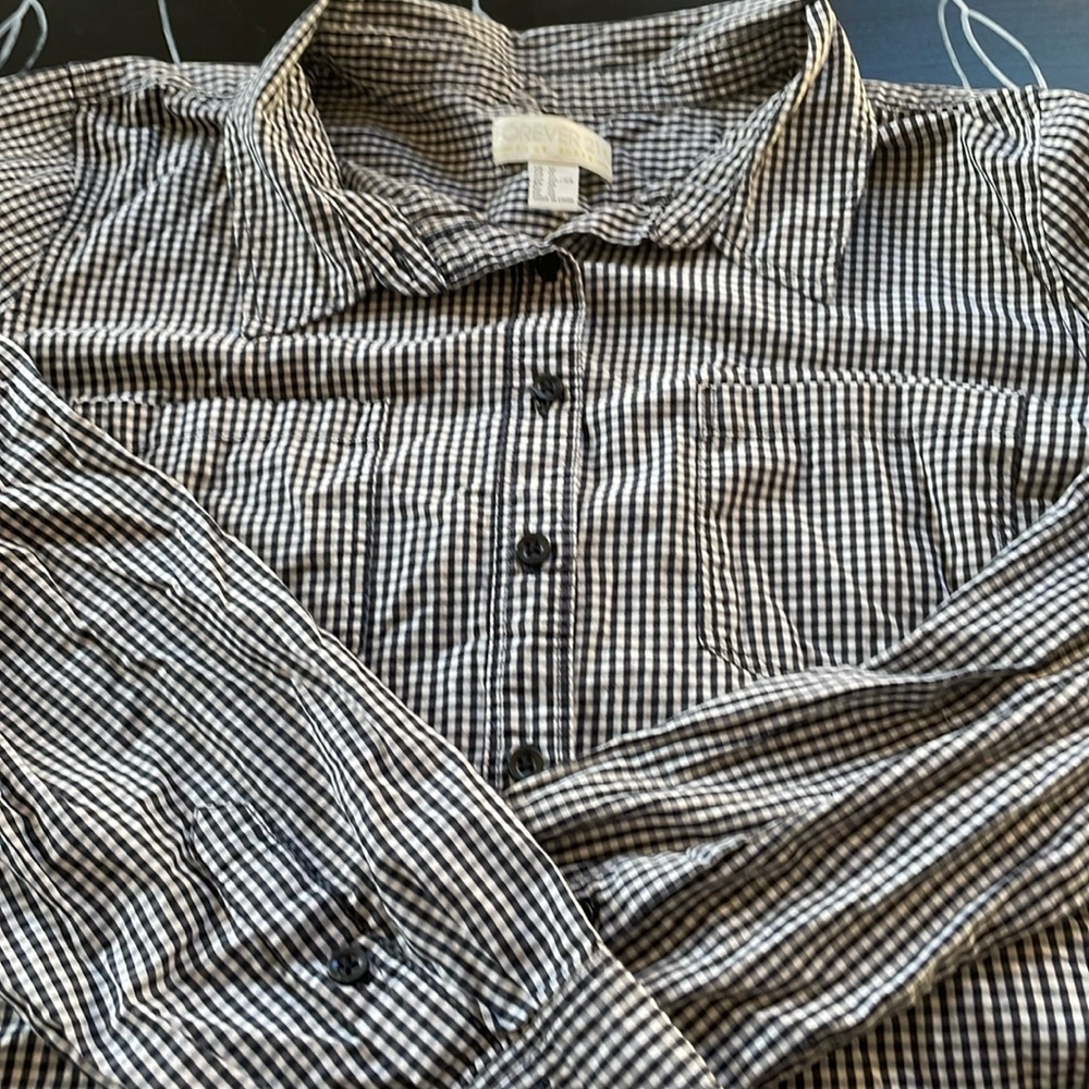 Checkered forever 21 shirt size 1x